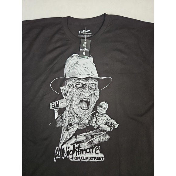 Other - Nightmare On Elm Street Tee Shirt Size Men's XL Black NWT Hot Topic Halloween